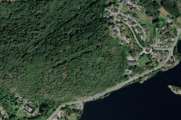 Immagine satellitare dei dintorni di Voll · costa