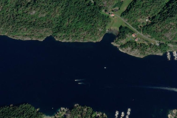 Immagine satellitare dei dintorni di Breibukt