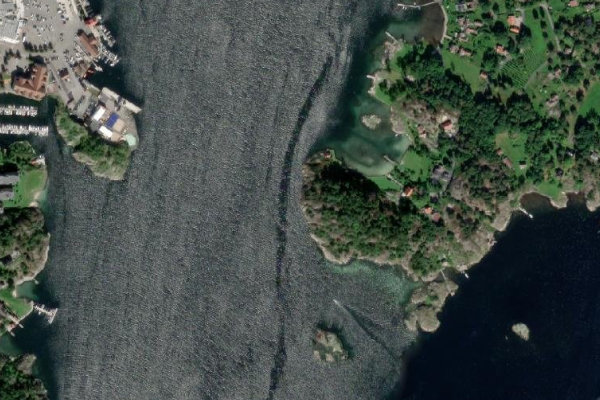 Immagine satellitare dei dintorni di Ulehauet
