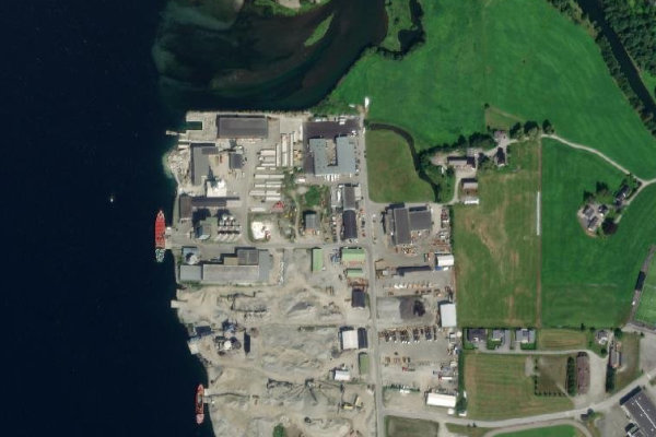 Immagine satellitare dei dintorni di Etne