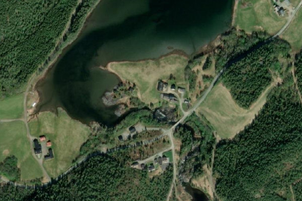 Immagine satellitare dei dintorni di Kroksvågen
