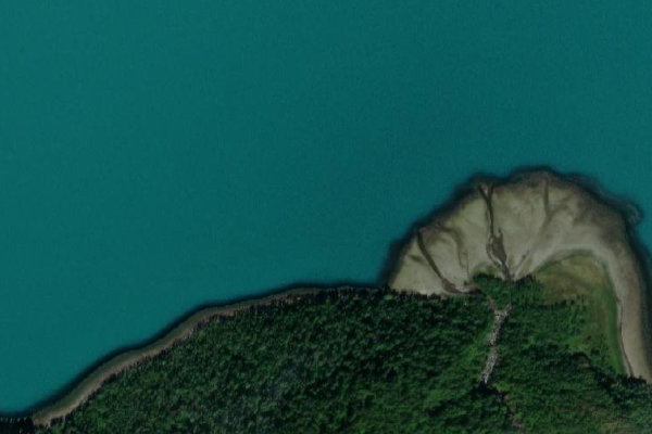Immagine satellitare dei dintorni di Hindsøyra