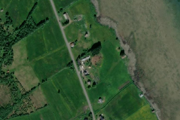 Immagine satellitare dei dintorni di Elvenes