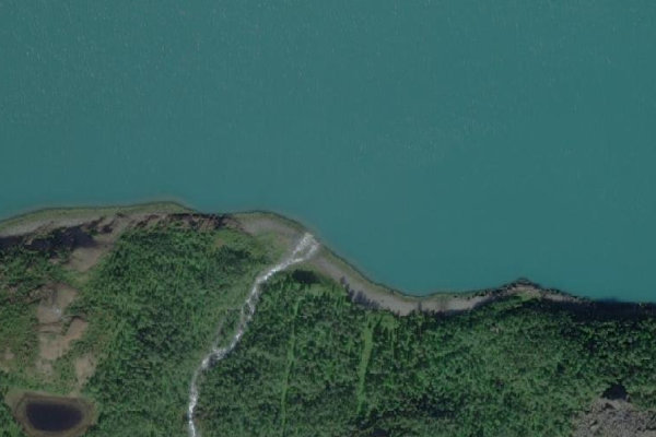 Immagine satellitare dei dintorni di Rødberget