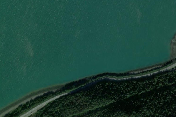 Immagine satellitare dei dintorni di Bentsjordbukta