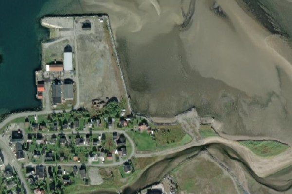 Immagine satellitare dei dintorni di Reisafjord