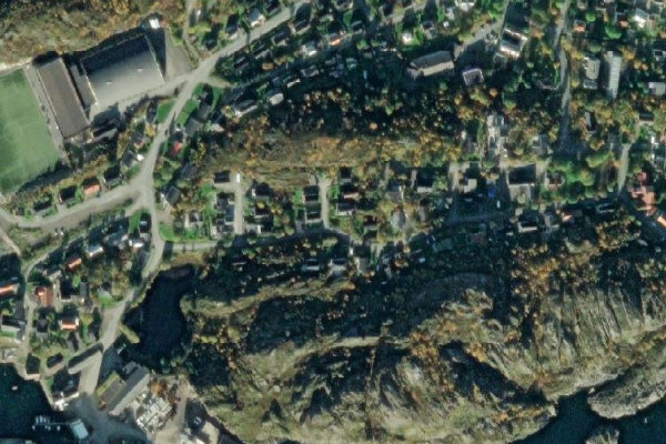 Immagine satellitare dei dintorni di Kabelvaag