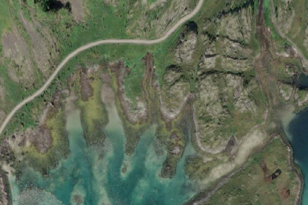 Immagine satellitare dei dintorni di Dal · costa