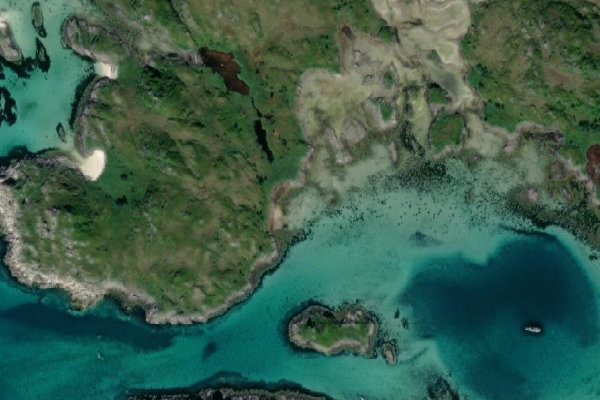 Immagine satellitare dei dintorni di Langkjosen