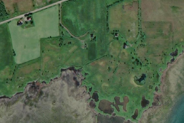 Immagine satellitare dei dintorni di Årrstranda · costa