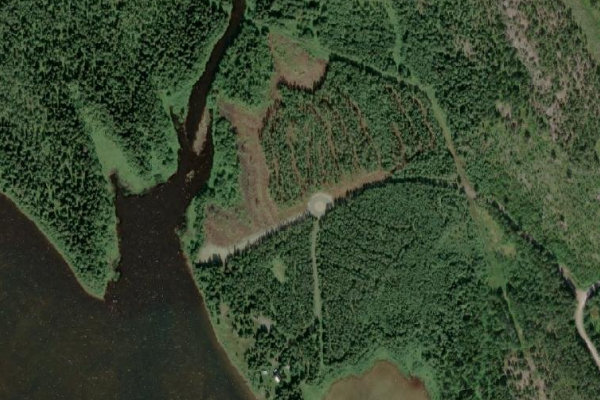 Immagine satellitare dei dintorni di Moratorp · costa