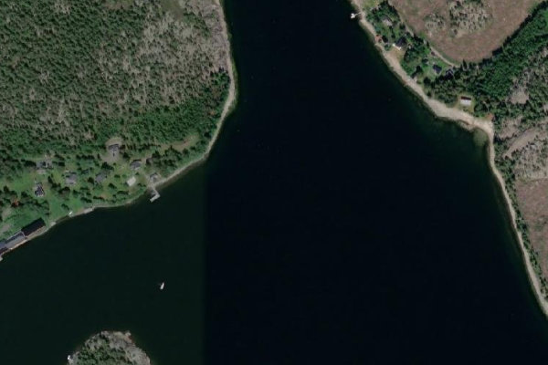 Immagine satellitare dei dintorni di Ällöviken