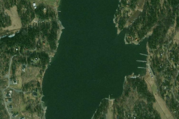 Immagine satellitare dei dintorni di B-bryggan