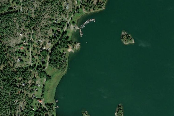 Immagine satellitare dei dintorni di Frönäs · costa