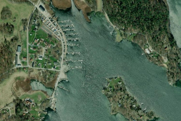 Immagine satellitare dei dintorni di Fritidshamn Matvik