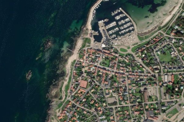 Immagine satellitare dei dintorni di Torekovs hamn