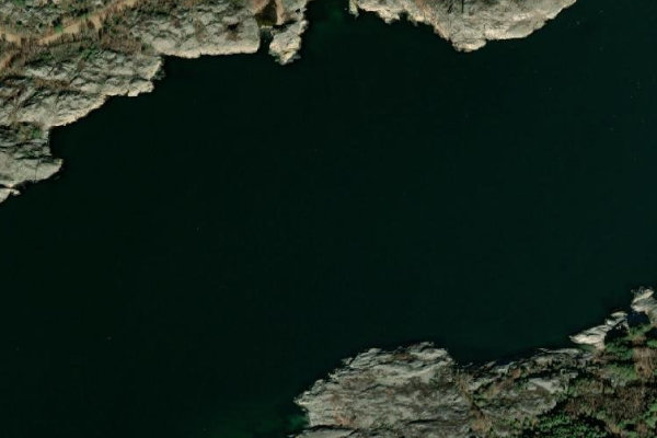 Immagine satellitare dei dintorni di Vättnesviken