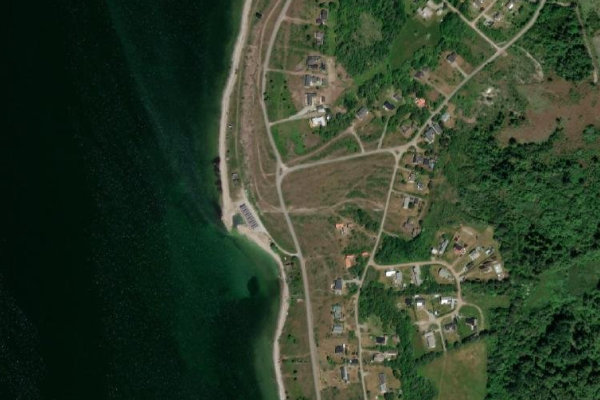 Immagine satellitare dei dintorni di Djupvik · costa