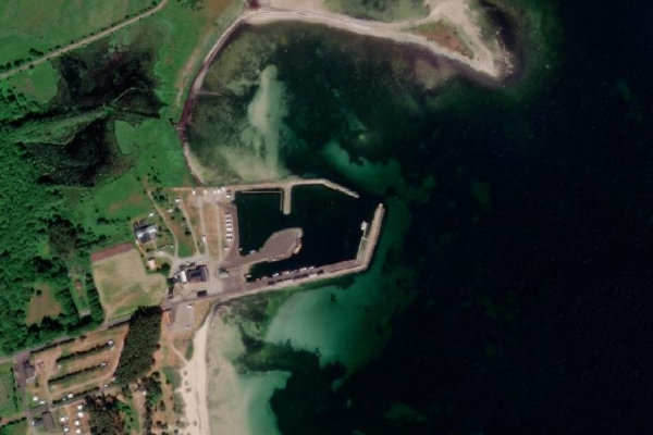 Immagine satellitare dei dintorni di Böda hamn