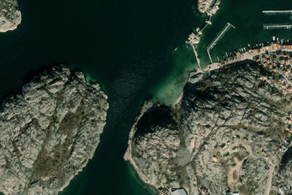 Immagine satellitare dei dintorni di Gulvik