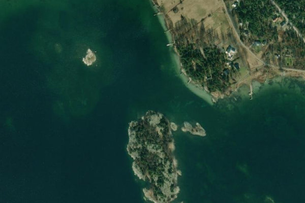 Immagine satellitare dei dintorni di Hornsviken