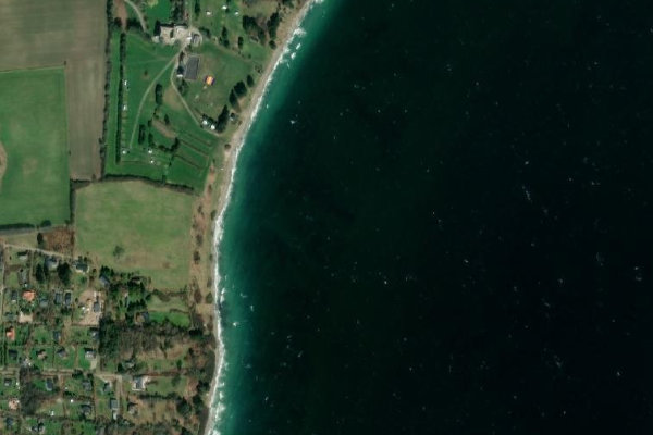Immagine satellitare dei dintorni di Dragsmur · costa