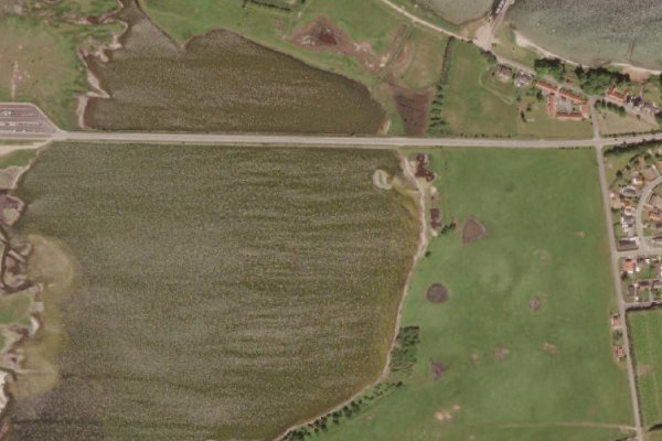 Immagine satellitare dei dintorni di Bøjden Bro