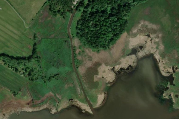 Immagine satellitare dei dintorni di Luomanlahti