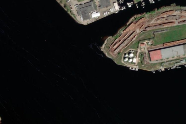 Immagine satellitare dei dintorni di Auda