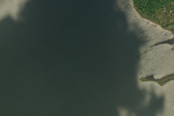Immagine satellitare dei dintorni di Narsjøen