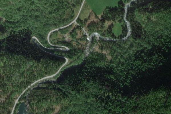 Immagine satellitare dei dintorni di Hopselva