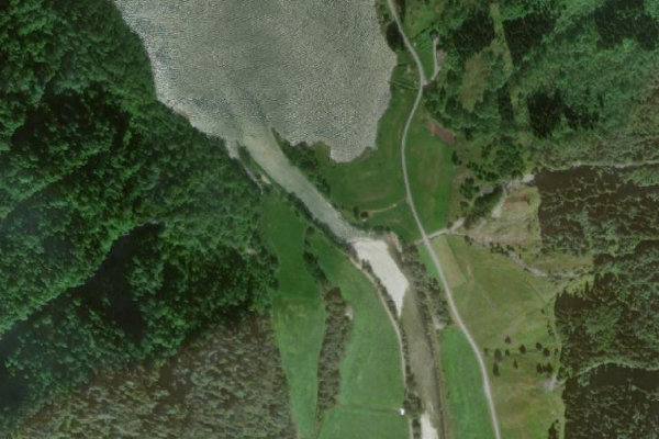 Immagine satellitare dei dintorni di Åelva