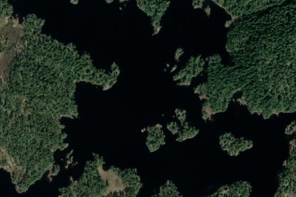 Immagine satellitare dei dintorni di Kløsa