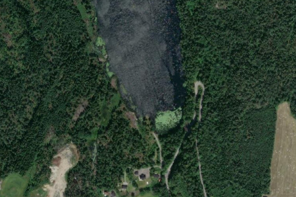 Immagine satellitare dei dintorni di Stokkevannet