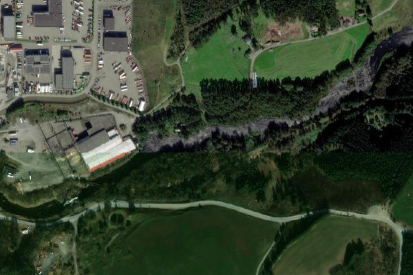 Immagine satellitare dei dintorni di Figgjo