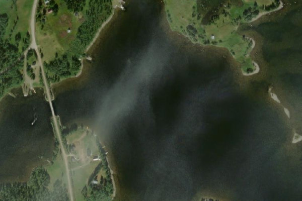 Immagine satellitare dei dintorni di Uddjaure – Vatjenave
