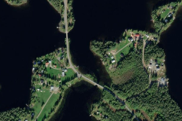 Immagine satellitare dei dintorni di Yttre Arvidsträsket