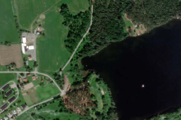 Immagine satellitare dei dintorni di Näldsjön
