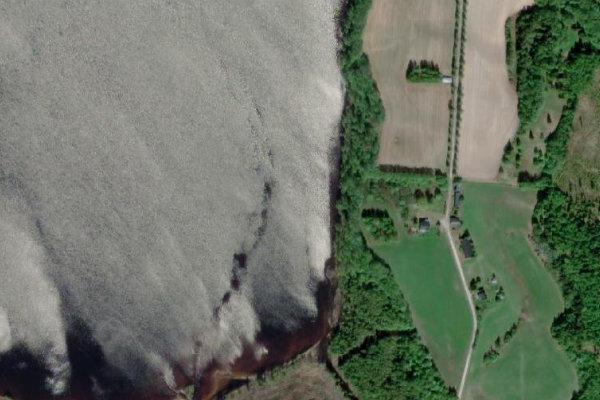 Immagine satellitare dei dintorni di Drömmesjön