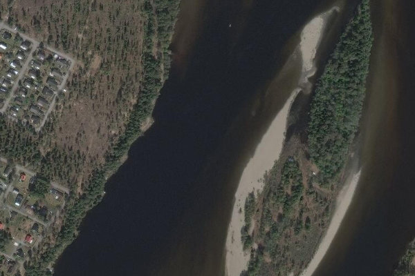 Immagine satellitare dei dintorni di Indalsälven – Mpd