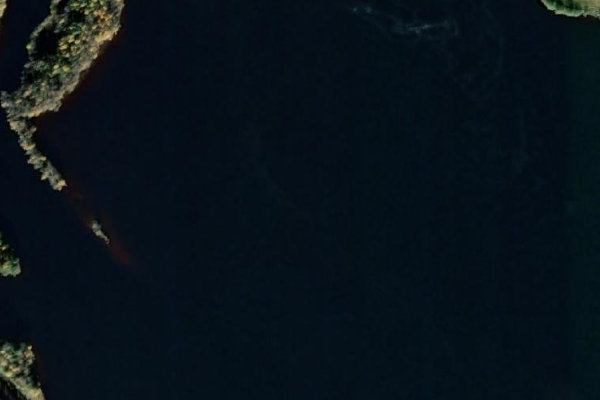 Immagine satellitare dei dintorni di Flästasjön
