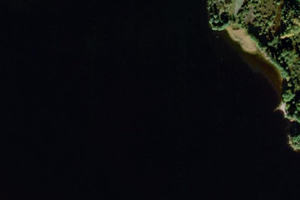 Immagine satellitare dei dintorni di Bysjön (Ockelbo)
