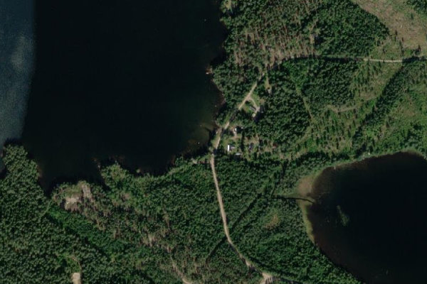 Immagine satellitare dei dintorni di Ryggen