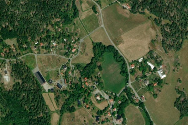Immagine satellitare dei dintorni di Bergshamraån