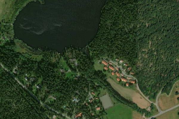Immagine satellitare dei dintorni di Loån – Losjön