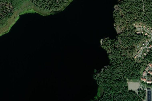 Immagine satellitare dei dintorni di Lillsjön