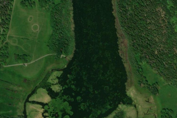 Immagine satellitare dei dintorni di Säbysjön (Järfälla)