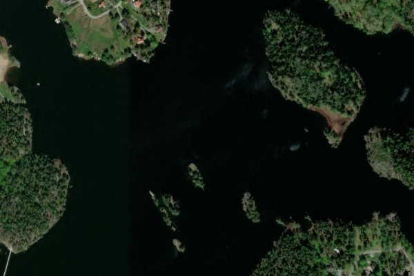 Immagine satellitare dei dintorni di Albysjön (Tyresö)