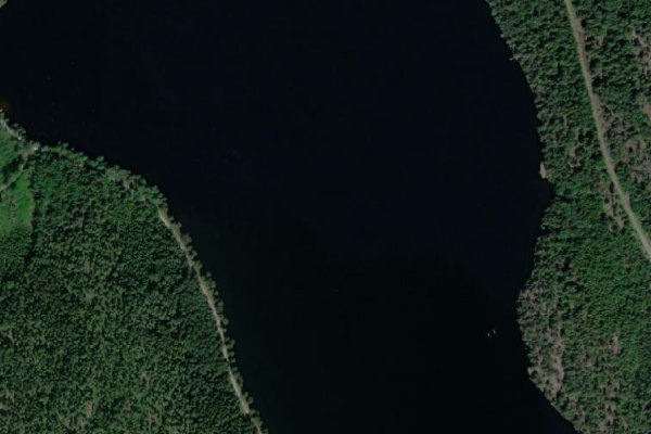 Immagine satellitare dei dintorni di Bengtsbrohöljen