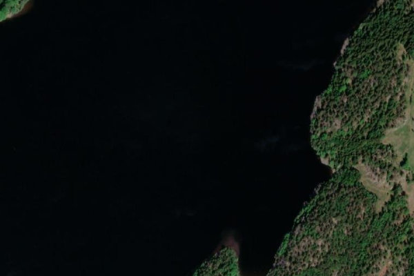 Immagine satellitare dei dintorni di Kabbosjön